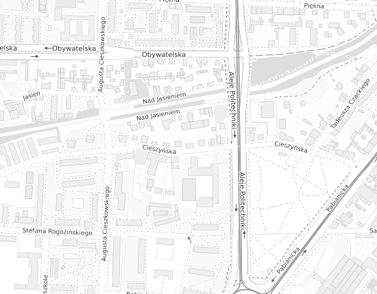 Mapa z adresem organizacji