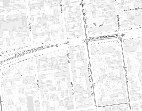 Mapa z adresem organizacji