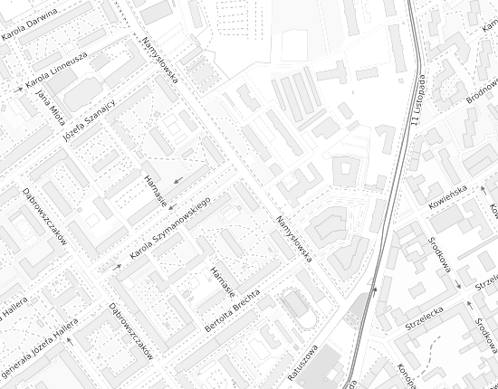 Mapa z adresem organizacji
