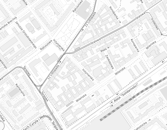 Mapa z adresem organizacji