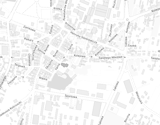 Mapa z adresem organizacji