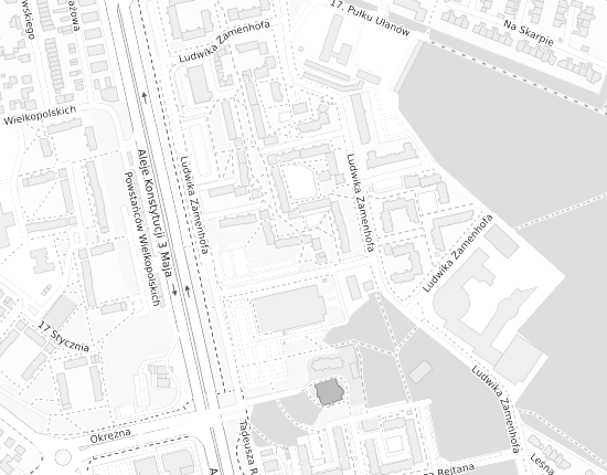Mapa z adresem organizacji