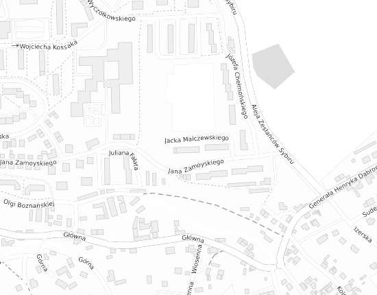 Mapa z adresem organizacji