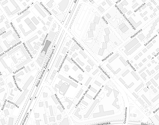 Mapa z adresem organizacji