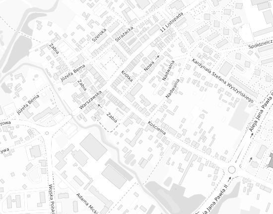 Mapa z adresem organizacji