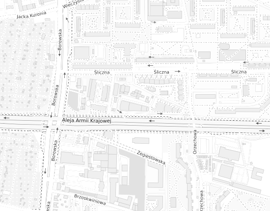 Mapa z adresem organizacji