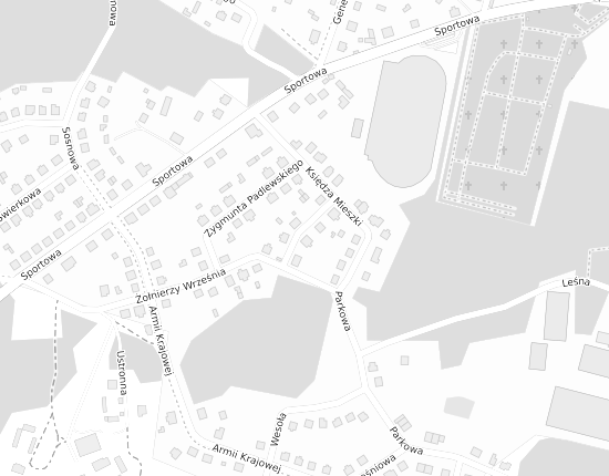 Mapa z adresem organizacji
