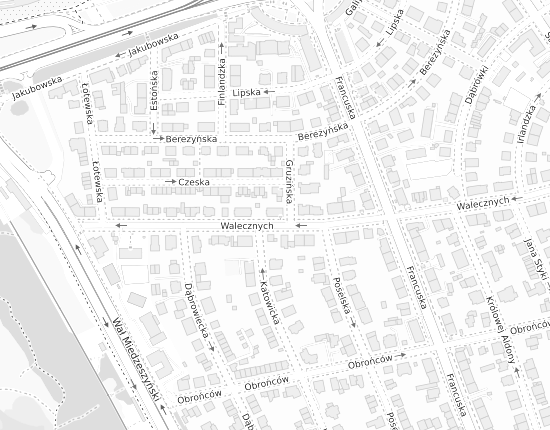 Mapa z adresem organizacji