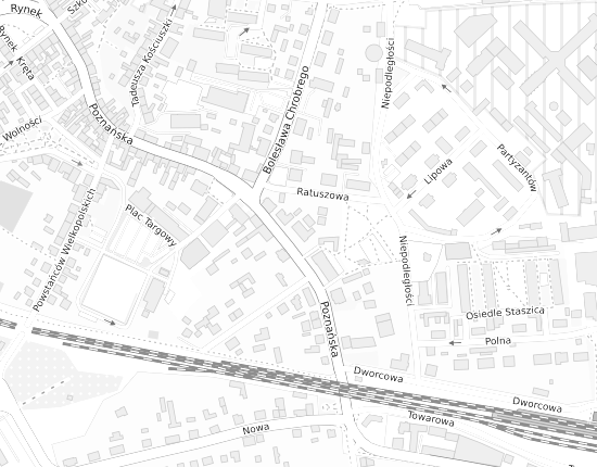 Mapa z adresem organizacji