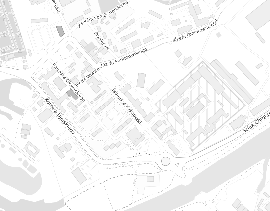 Mapa z adresem organizacji