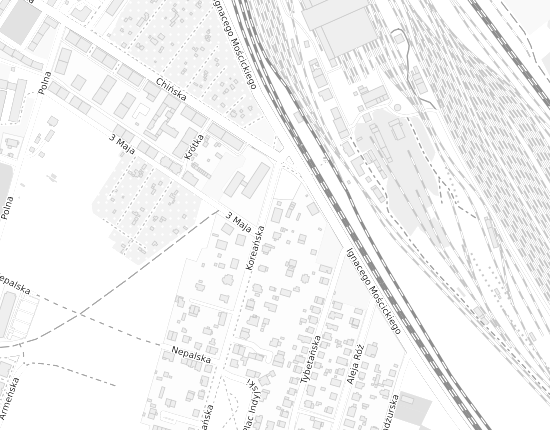 Mapa z adresem organizacji