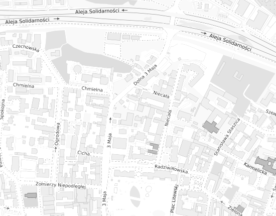 Mapa z adresem organizacji