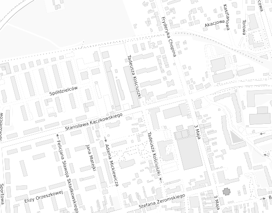 Mapa z adresem organizacji