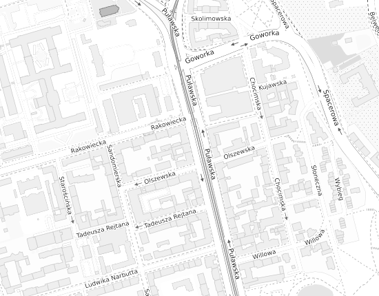 Mapa z adresem organizacji