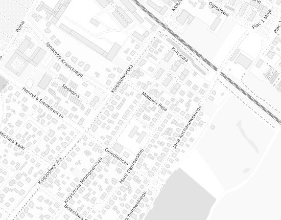 Mapa z adresem organizacji
