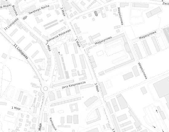 Mapa z adresem organizacji