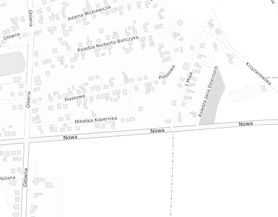 Mapa z adresem organizacji