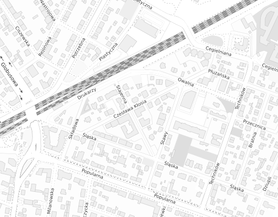 Mapa z adresem organizacji