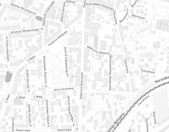 Mapa z adresem organizacji