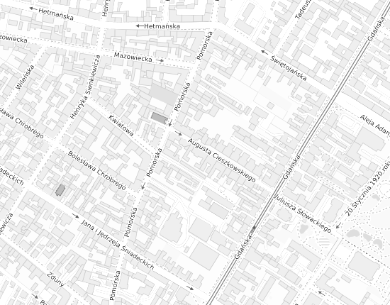 Mapa z adresem organizacji