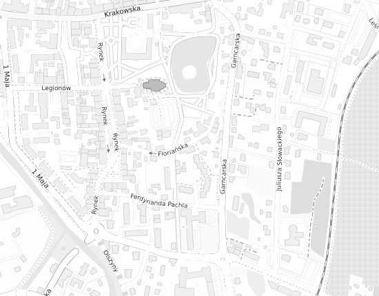 Mapa z adresem organizacji