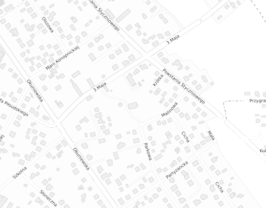 Mapa z adresem organizacji
