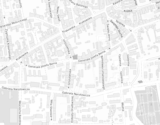Mapa z adresem organizacji