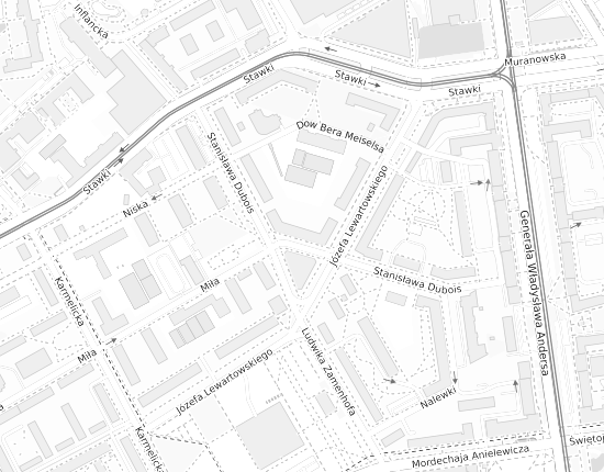 Mapa z adresem organizacji