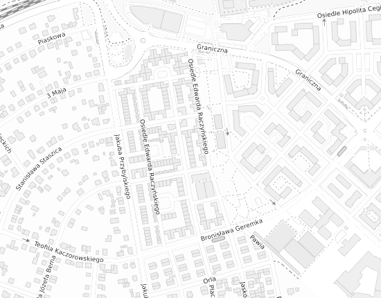 Mapa z adresem organizacji