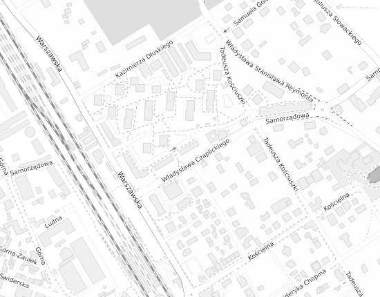 Mapa z adresem organizacji