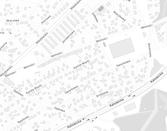 Mapa z adresem organizacji