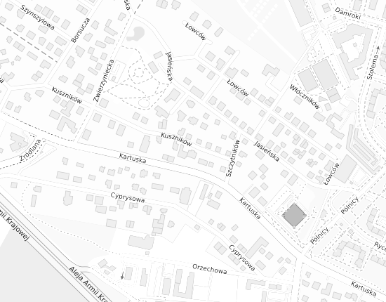 Mapa z adresem organizacji