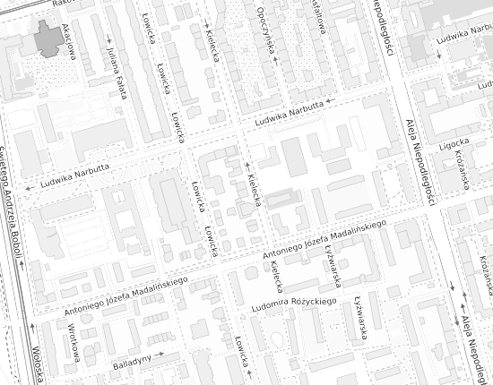 Mapa z adresem organizacji