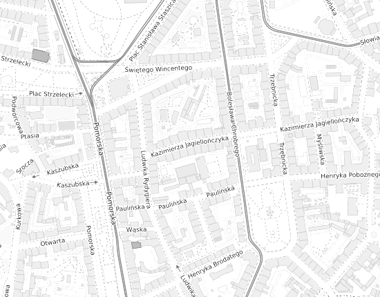 Mapa z adresem organizacji