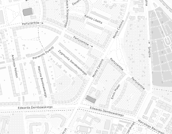 Mapa z adresem organizacji