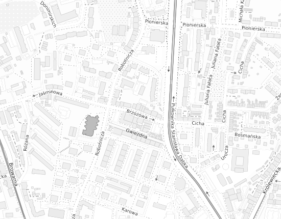 Mapa z adresem organizacji