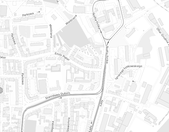Mapa z adresem organizacji