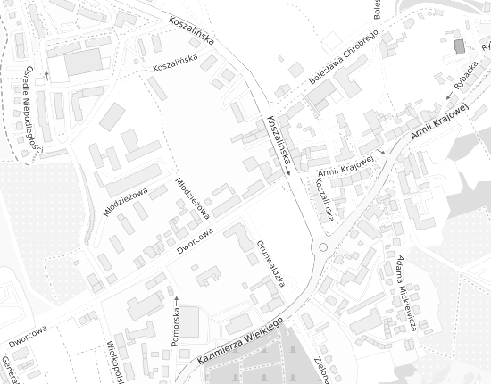 Mapa z adresem organizacji