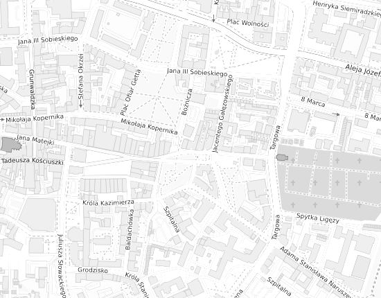 Mapa z adresem organizacji