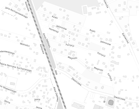 Mapa z adresem organizacji