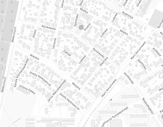 Mapa z adresem organizacji