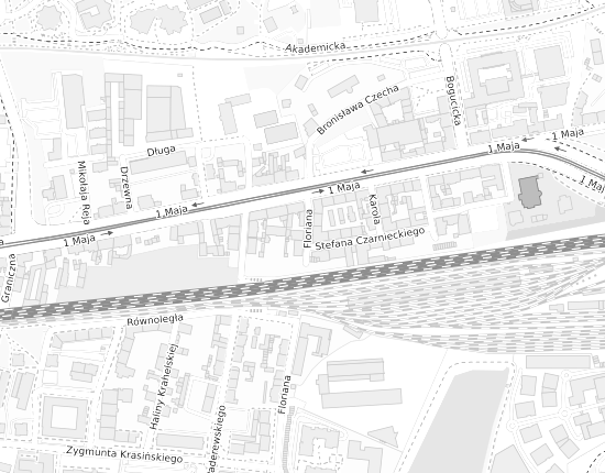 Mapa z adresem organizacji