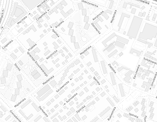 Mapa z adresem organizacji