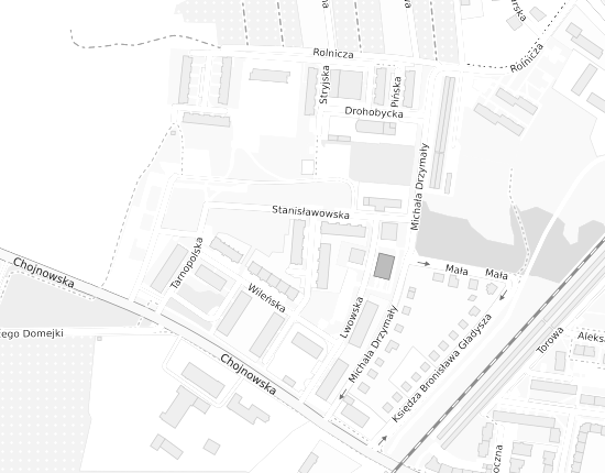 Mapa z adresem organizacji