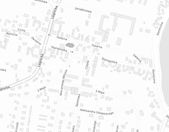 Mapa z adresem organizacji