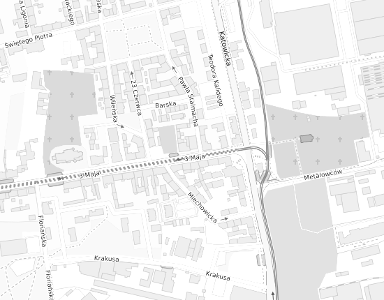 Mapa z adresem organizacji