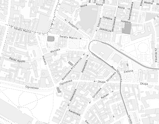 Mapa z adresem organizacji