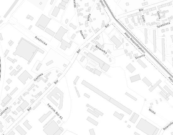 Mapa z adresem organizacji