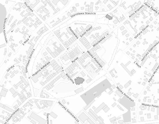 Mapa z adresem organizacji