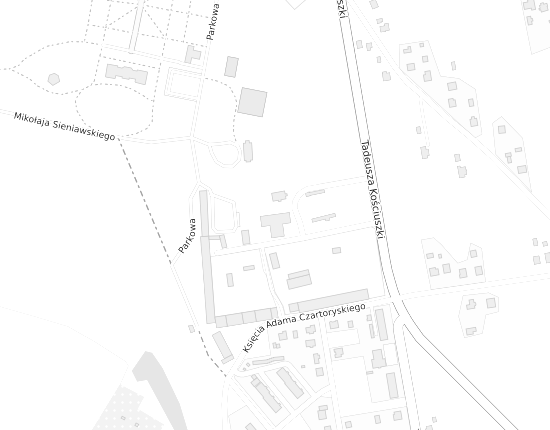Mapa z adresem organizacji